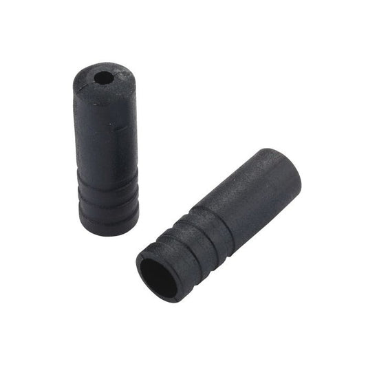 Jagwire end caps open - 4mm shift - plastic (100pcs) - black
