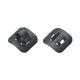 Jagwire alloy stick-on cable guide (4pcs) - black