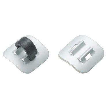 Jagwire alloy stick-on cable guide (4pcs) - silver