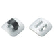 Jagwire alloy stick-on cable guide (4pcs) - silver