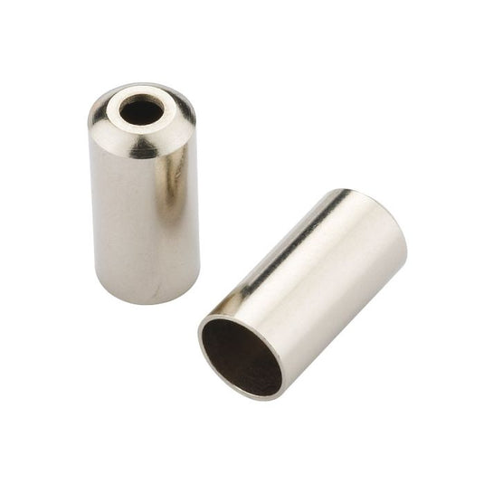 Jagwire end caps open - 5mm brake - brass (200pcs) - chrome