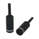 Jagwire end caps lined - 5mm brake - alloy (50pcs) - black