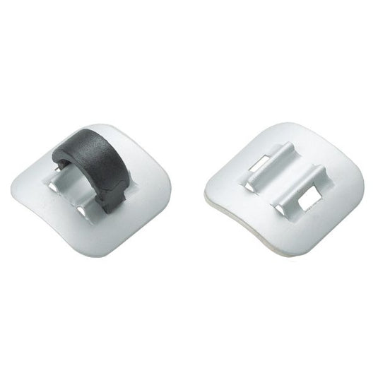 Jagwire alloy stick-on cable guide (50pcs) - silver