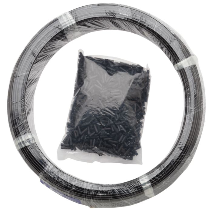 Afbeelding laden in galerijviewer, Jagwire shift housing 4mm lex (end caps included) (200 m) - black

