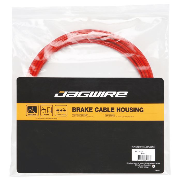 Afbeelding laden in galerijviewer, Jagwire brake housing 5mm cgx-sl slick-lube (10 m) - red

