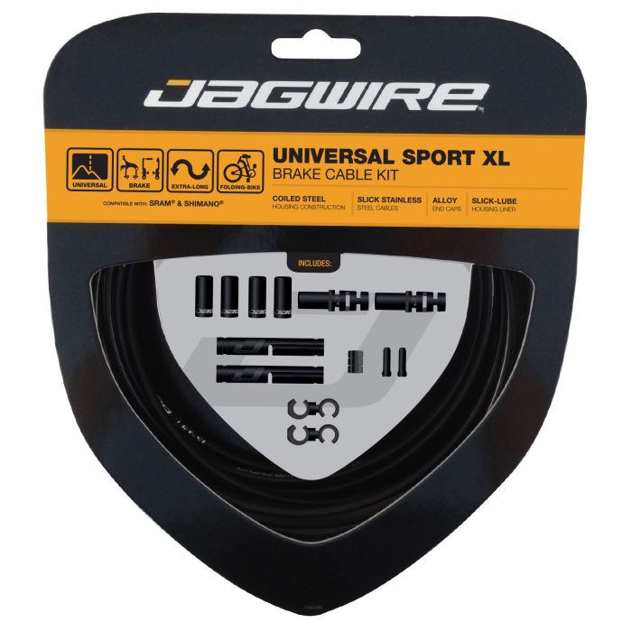 Afbeelding laden in galerijviewer, Jagwire universal sport brake xl kit - black
