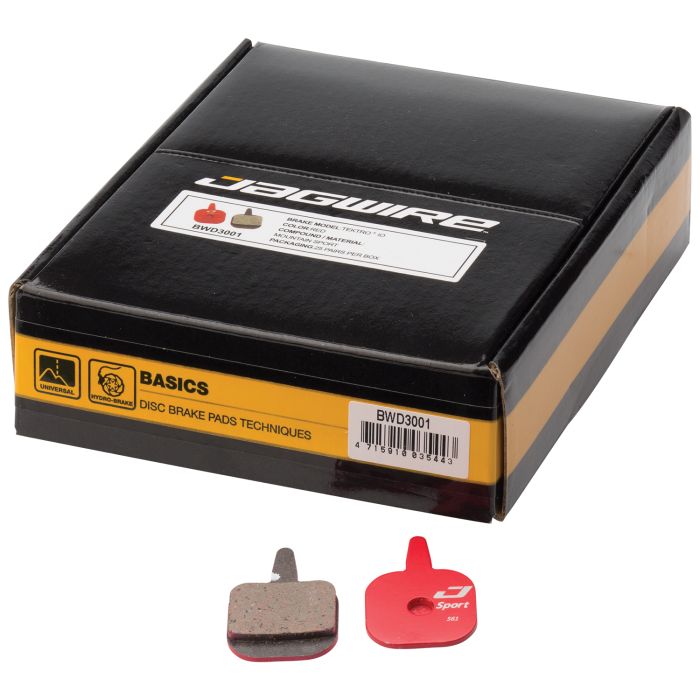 Afbeelding laden in galerijviewer, Jagwire sport semi-metallic disc brake pad - workshop (25 pairs) - tektro (io)
