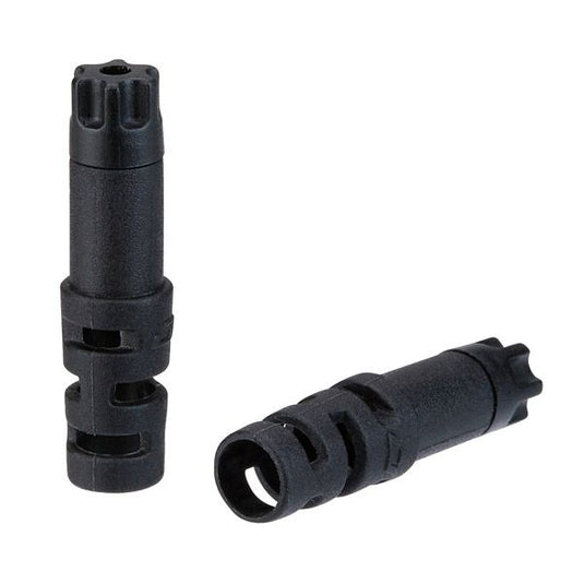 Jagwire end caps anti-kink - 4,5mm shift (braided) - plastic (30pcs) - black