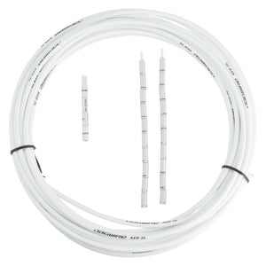 Jagwire brake housing 5mm keb slick-lube (10m + end caps) - white