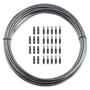 Jagwire brake housing 5mm keb slick-lube (10m + end caps) - ice gray
