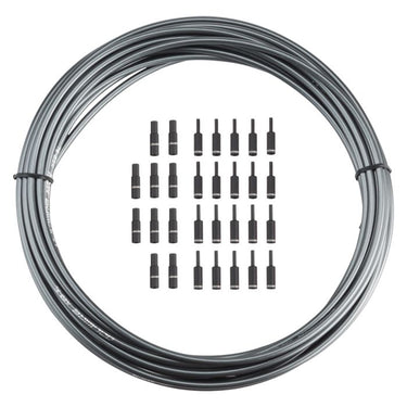 Jagwire brake housing 5mm keb slick-lube (10m + end caps) - ice gray