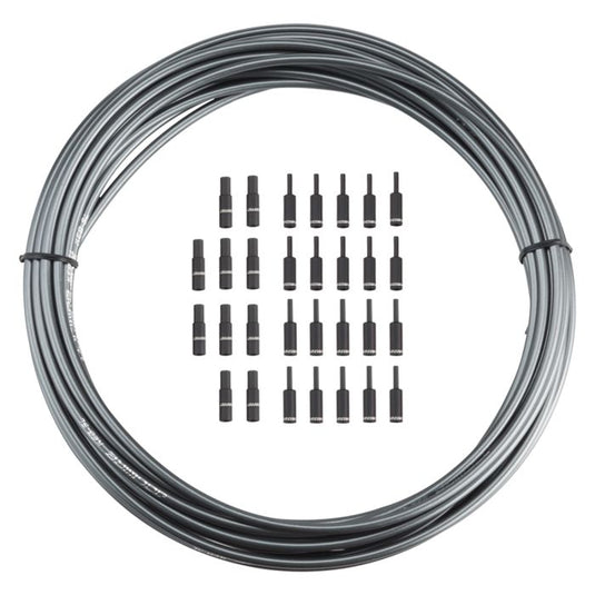 Jagwire brake housing 5mm keb slick-lube (10m + end caps) - ice gray