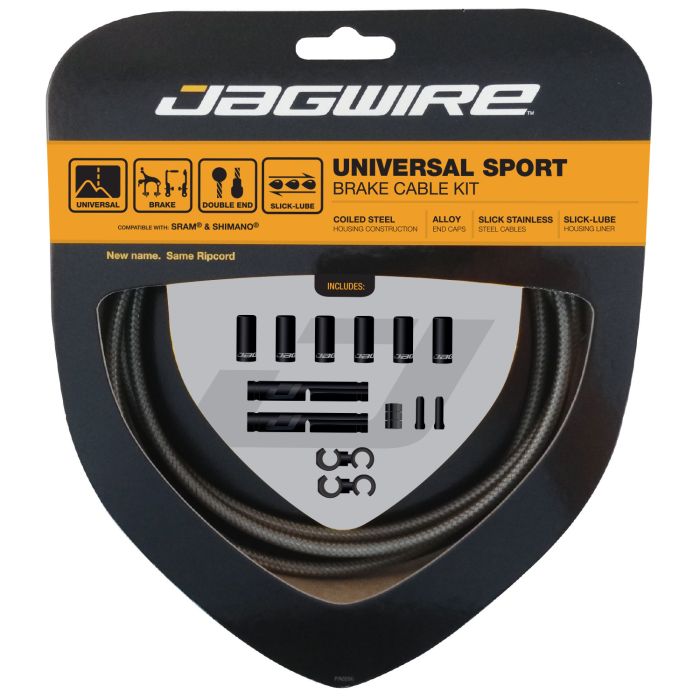 Afbeelding laden in galerijviewer, Jagwire universal sport brake kit - carbon silver
