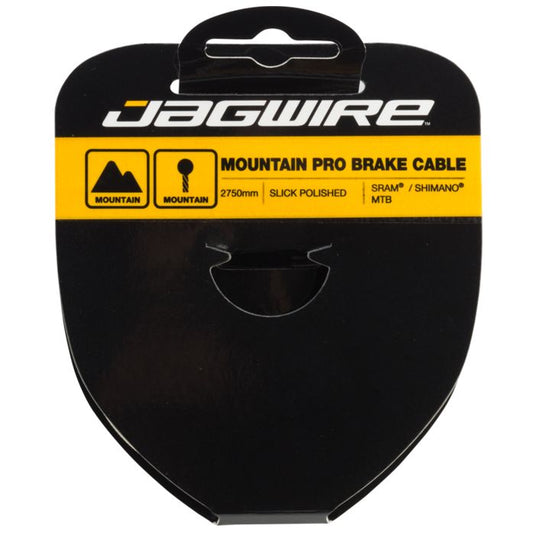 Jagwire mountain brake cable - pro polished slick stainless - 1.5x2750mm - sram shimano
