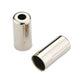 Jagwire end caps open - 5mm brake (crimp) - brass (1000pcs) - chrome