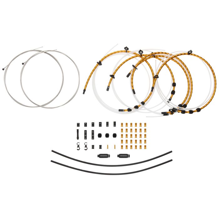 Load image into Gallery viewer, Jagwire 2x elite link shift kit - gold
