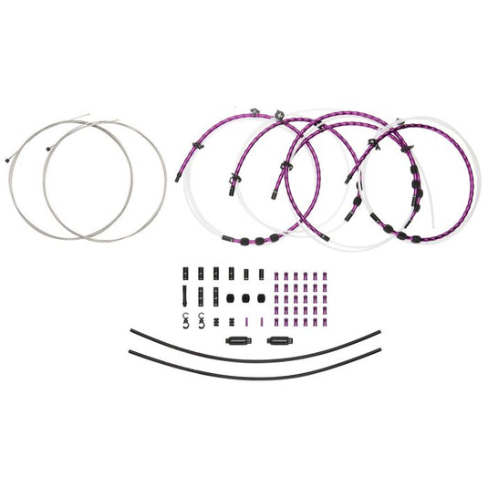 Jagwire 2x elite link shift kit - limited purple
