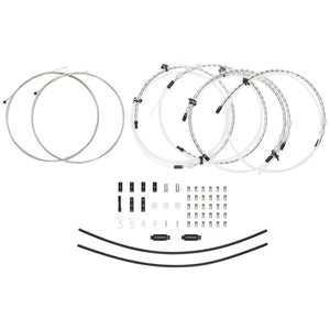 Jagwire 2x elite link shift kit - silver