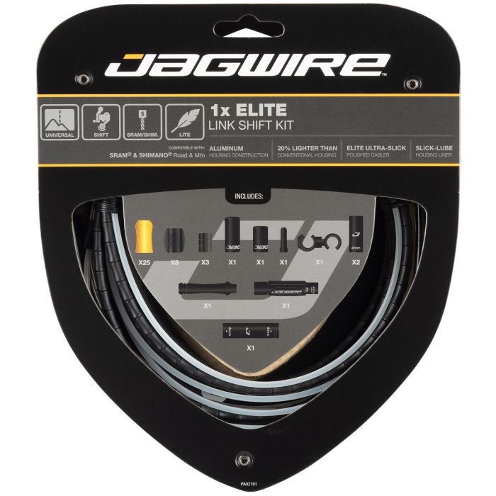 Load image into Gallery viewer, Jagwire 1x elite link shift kit - black
