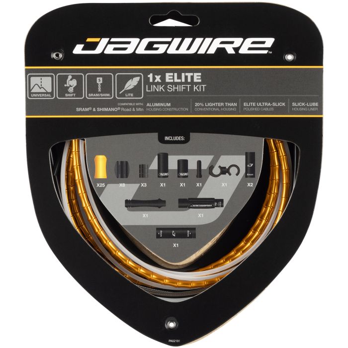 Afbeelding laden in galerijviewer, Jagwire 1x elite link shift kit - gold

