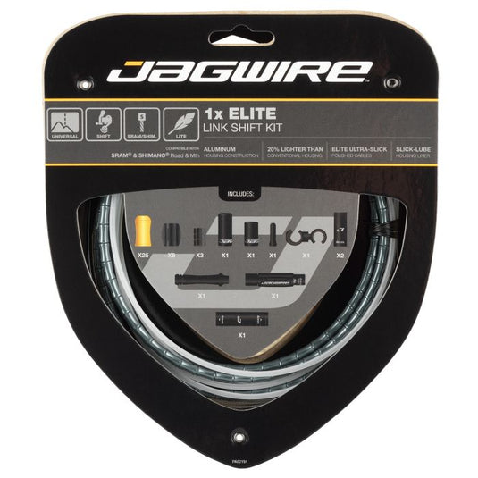 Jagwire 1x elite link shift kit - gray