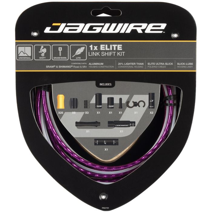 Load image into Gallery viewer, Jagwire 1x elite link shift kit - limited purple
