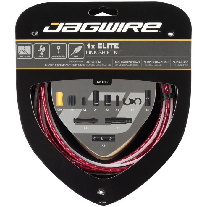 ギャラリービューアに画像をロードする, Jagwire 1x elite link shift kit - red
