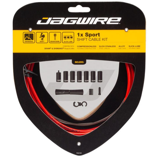 Jagwire 1x sport shift kit - red