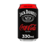 Jack daniel's coca cola zero blik (12x 33cl)