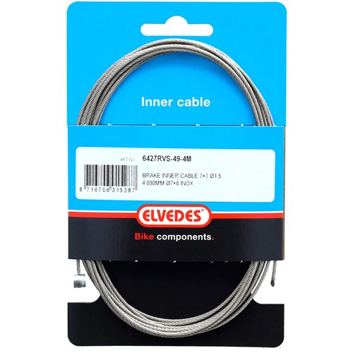 Elvedes rem binnenkabel ton 4 meter 49 draads 6427rvs-49-4m