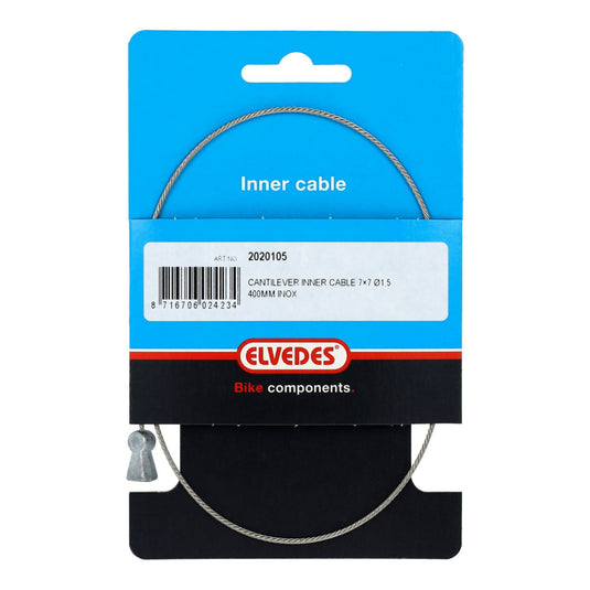 Elvedes rem binnenkabel cantilever �1,5mm 400mm staal