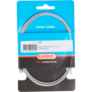 Elvedes rem binnenkabel 2250mm gegalvaniseerd ø1,5mm t-nippel (op kaart)