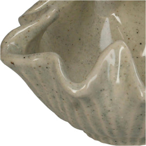 Kersten bloempot keramiek beige 15x15x8cm
