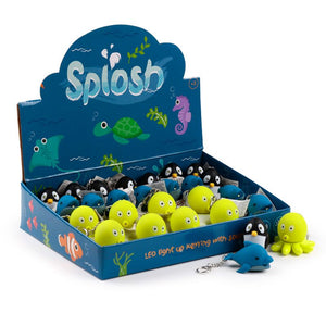 Octopus pinguïn dofijn led sleutelhouder