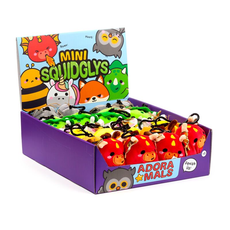 Load image into Gallery viewer, Squidglys pluche sleutelhanger
