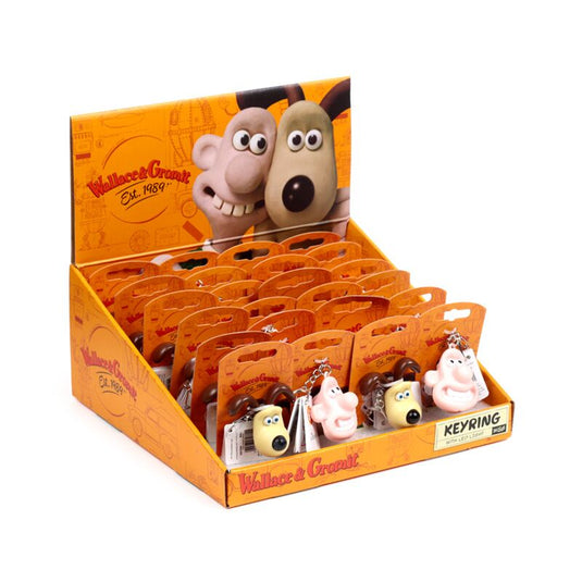 Wallace gromit led sleutelhanger