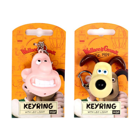 Wallace gromit led sleutelhanger