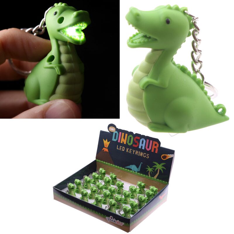 Load image into Gallery viewer, Dinosaurus led sleutelhouder
