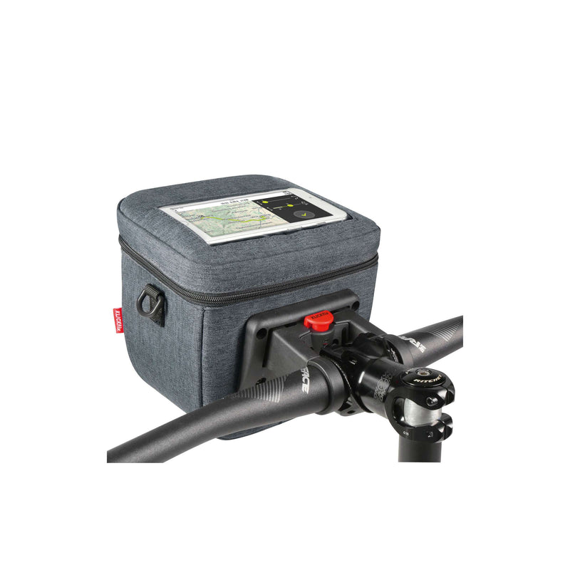 Load image into Gallery viewer, Klickfix stuurtas aventour compact city 3l grijs
