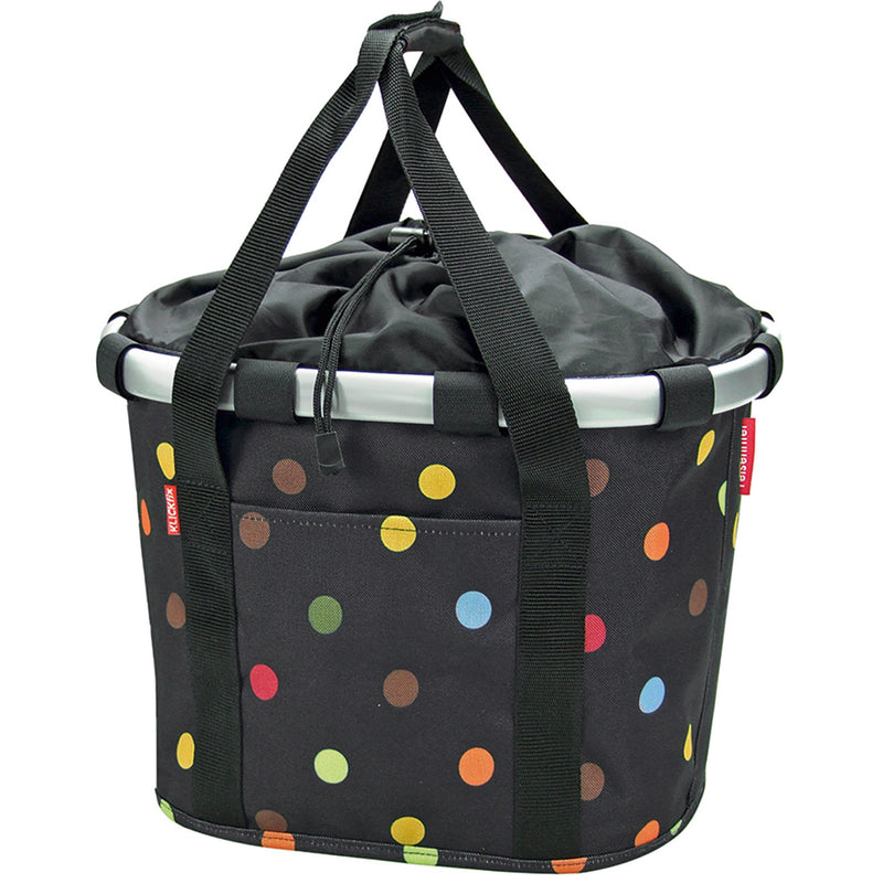 Load image into Gallery viewer, Klickfix rixen kaul fietsmand reisenthel mand dots
