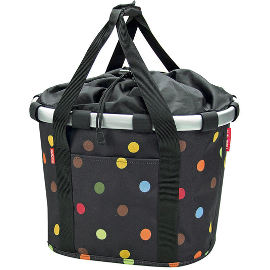 Klickfix rixen kaul fietsmand reisenthel mand dots