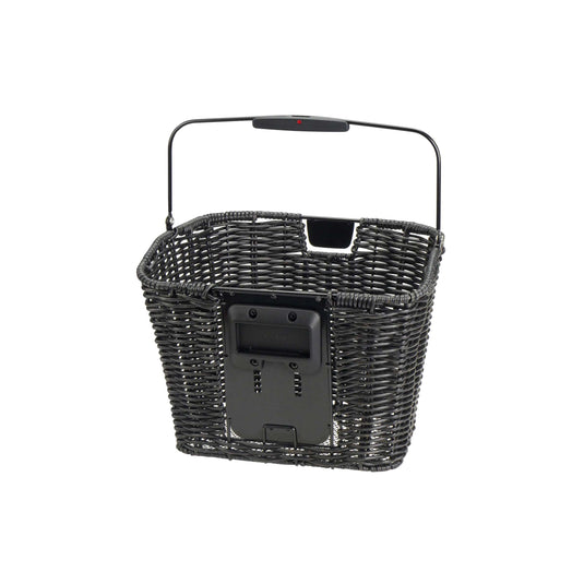 Klickfix rixen kaul fietsmand structura retro zwart