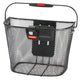 Klickfix uni baskets with lamp brackets black