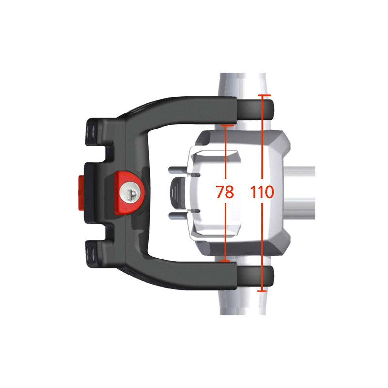 Load image into Gallery viewer, NewLooxs stuurhouder KlickFix E-bike Ø22-26mm klemmen + slot
