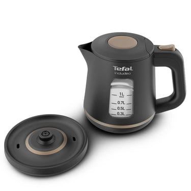 Tefal includeo waterkoker 1 liter 2400w draadloos zwart