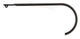 Herrmans kettingscherm slyde 38t icnl. tail piece - mat zwart