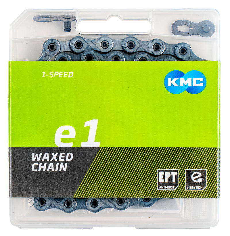 Chargez l'image dans la visionneuse de la galerie, Kmc ketting e1 ept 130l single speed waxed zilver
