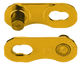 Kmc verschlussglied connector flatnr gold 2pcs card