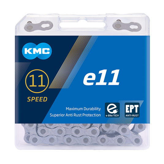 KMC E11 EPT Fietsketting 1 2x11 128 Zilver