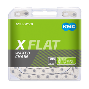 Kmc x flat waxed - silver (nickel plated)